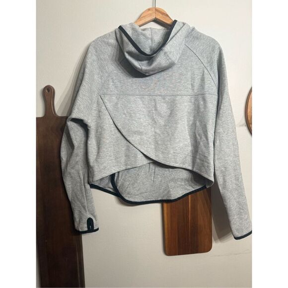 Nike Gray Tech Butterfly Full Zip Hoodie Sweatshirt Small - Picture 2 of 6